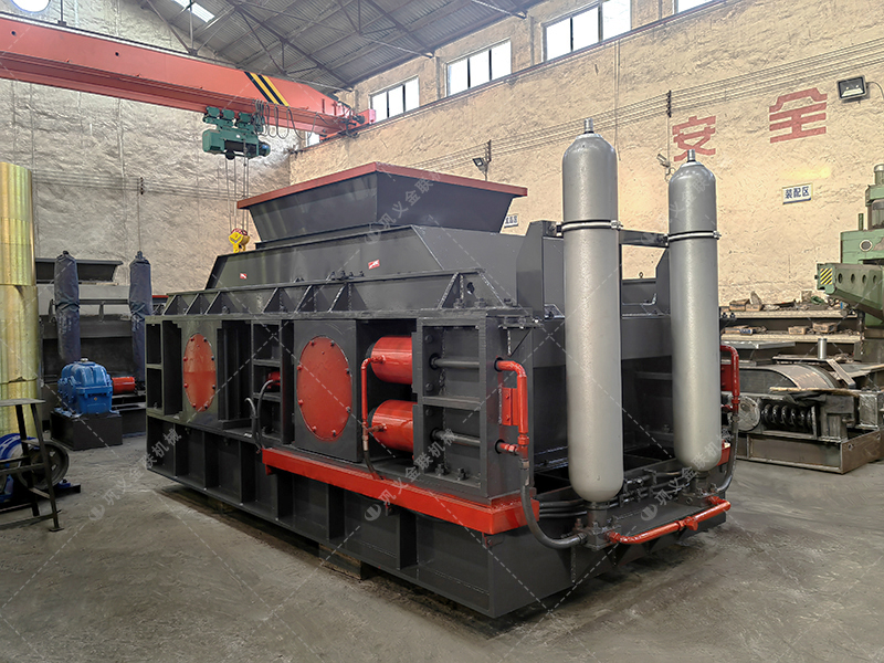 2PG1510大型液压对辊制砂机-液压对辊破碎机发货图片